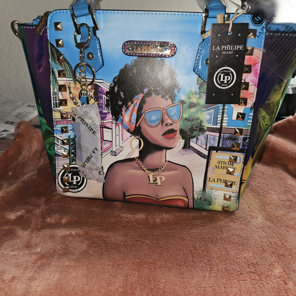 Women's Multicolor Tote Bag